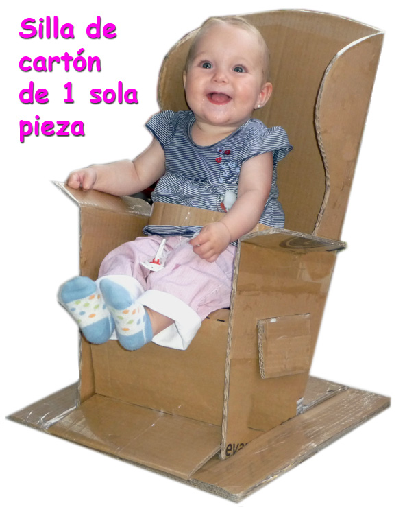 Construir una silla de cartón | Silla de cartón plegable y de una sola pieza