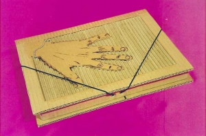 Carpeta hecha de cartón teciclado